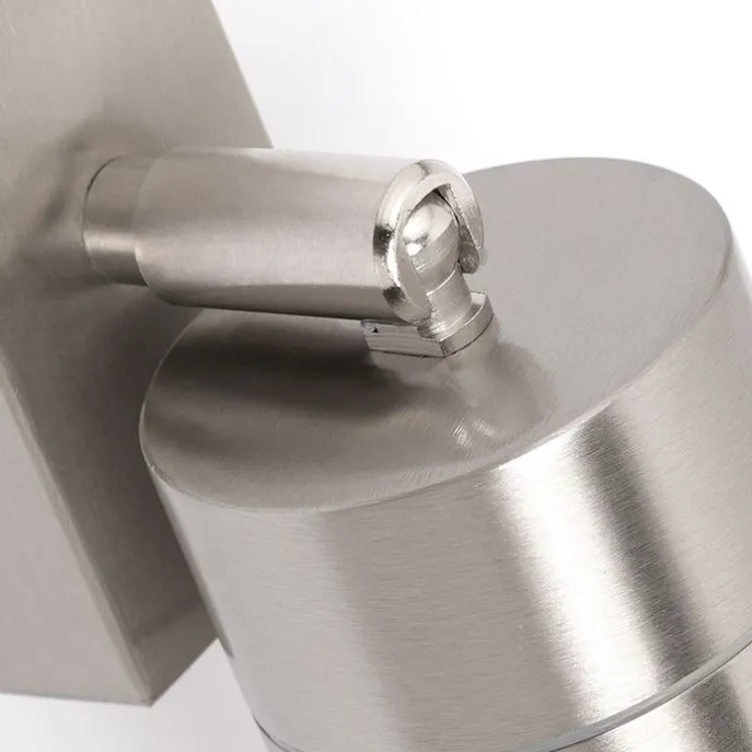 Außenwandleuchte Stahl IP44 dreh- und neigbar - Solo