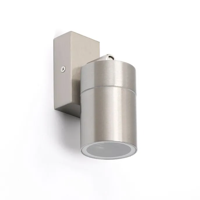 Außenwandleuchte Stahl IP44 dreh- und neigbar - Solo