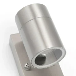 Außenwandleuchte Stahl IP44 mit Bewegungsmelder - Solo