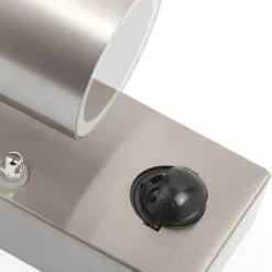 Außenwandleuchte Stahl IP44 mit Bewegungsmelder - Solo