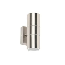 Außenwandleuchte Stahl IP44 - Duo