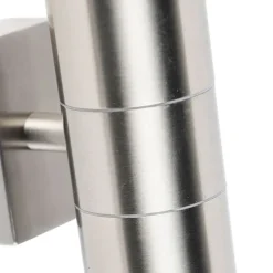 Außenwandleuchte Stahl IP44 - Duo