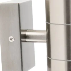 Außenwandleuchte Stahl IP44 - Duo