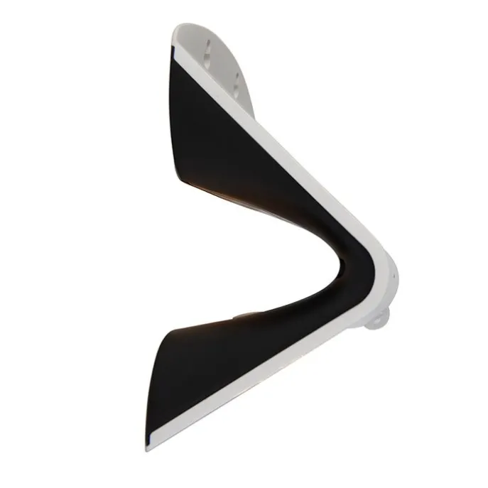 Außenwandleuchte weiß 21,5 cm mit Abblendlicht und Solarsensor - Daya