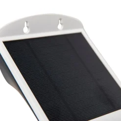 Außenwandleuchte weiß 21,5 cm mit Abblendlicht und Solarsensor - Daya