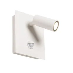 Außenwandleuchte weiß inkl. LED IP54 Bewegungssensor - Simon