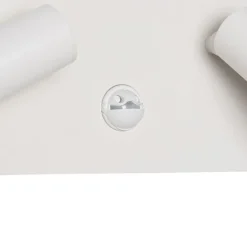 Außenwandleuchte weiß inkl. LED 2-Licht Bewegungsmelder - Simon