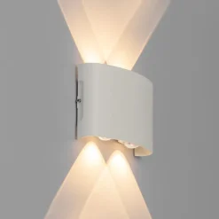 Außenwandleuchte weiß inkl. LED 4-flammig IP54 - Silly