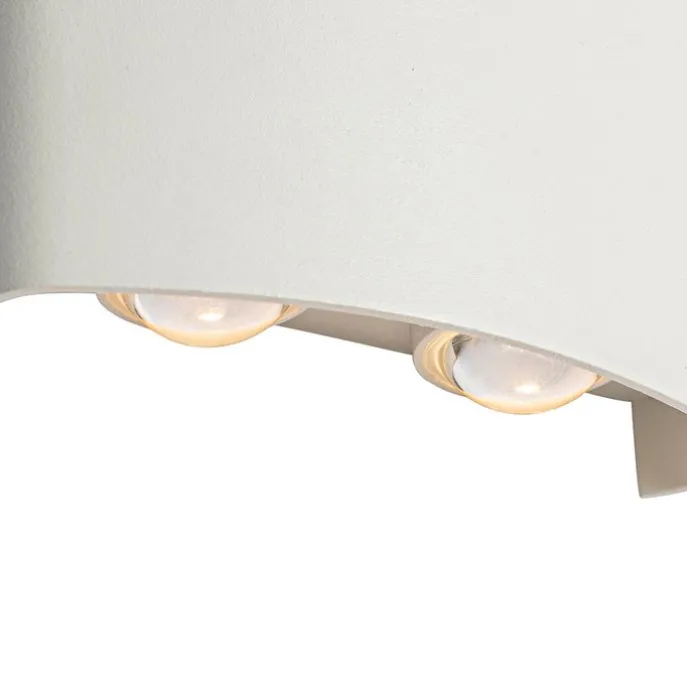 Außenwandleuchte weiß inkl. LED 4-flammig IP54 - Silly