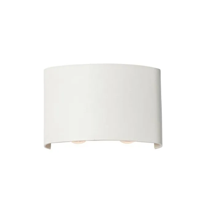 Außenwandleuchte weiß inkl. LED 4-flammig IP54 - Silly