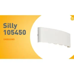 Außenwandleuchte weiß inkl. LED 10-flammig IP54 - Silly