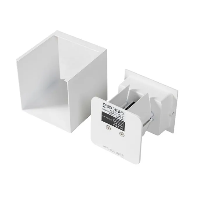 Außenwandleuchte weiß inkl. LED 2-flammig IP54 - Edwin