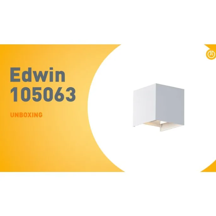 Außenwandleuchte weiß inkl. LED 2-flammig IP54 - Edwin