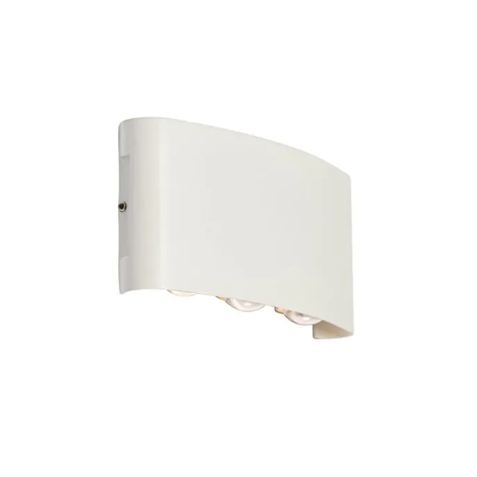 Außenwandleuchte weiß inkl. LED 6-flammig IP54 - Silly