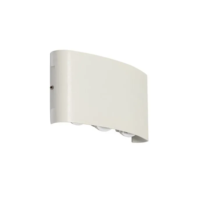 Außenwandleuchte weiß inkl. LED 6-flammig IP54 - Silly