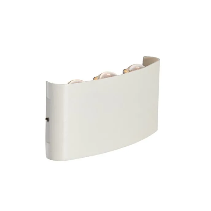 Außenwandleuchte weiß inkl. LED 6-flammig IP54 - Silly