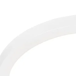 Aufbau- oder Einbaustrahler weiß 30 cm inkl. LED 3-Stufen-Dim-to-Warm mit Dip-Schalter - Trans