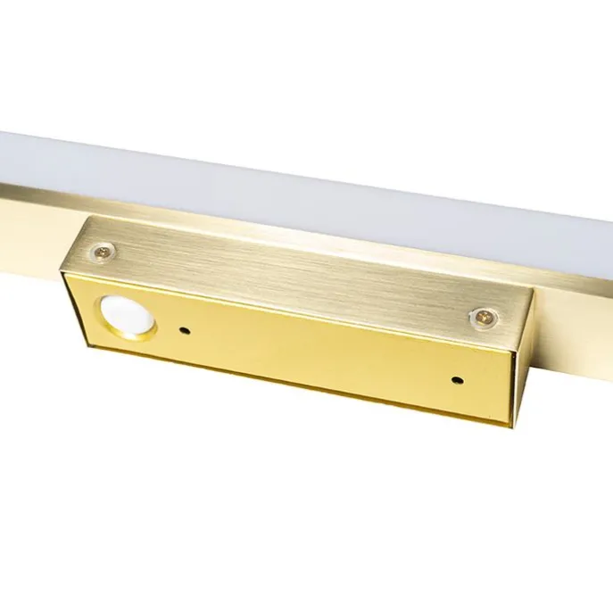 Badezimmer Wandleuchte Messing 92 cm inkl. LED IP44 - Cascada