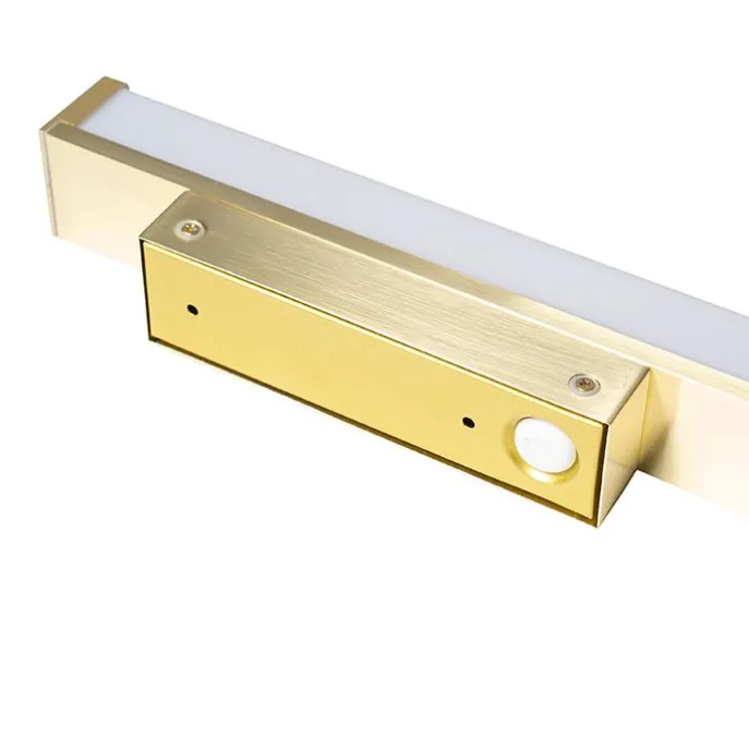 Badezimmer Wandleuchte Messing 32 cm inkl. LED IP44 - Cascada