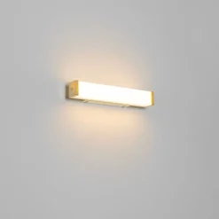 Badezimmer Wandleuchte Messing 32 cm inkl. LED IP44 - Cascada