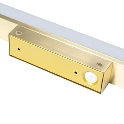 Badezimmer Wandleuchte Messing 62 cm inkl. LED IP44 - Cascada