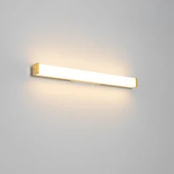 Badezimmer Wandleuchte Messing 62 cm inkl. LED IP44 - Cascada