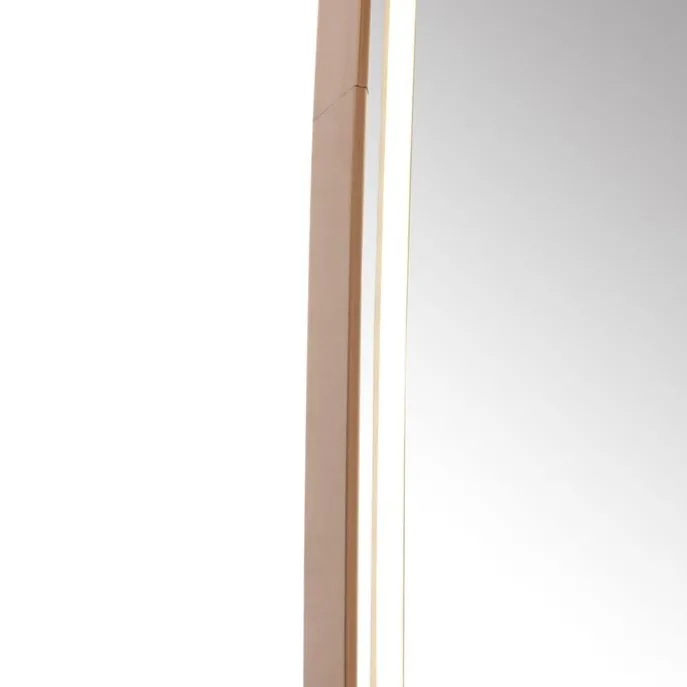 Badezimmerspiegel Roségold inkl. LED und Touchdimmer - Geraldien