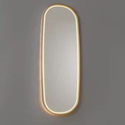 Badezimmerspiegel Roségold inkl. LED und Touchdimmer - Geraldien