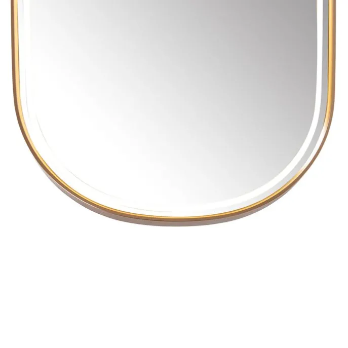 Badezimmerspiegel Roségold inkl. LED und Touchdimmer - Geraldien