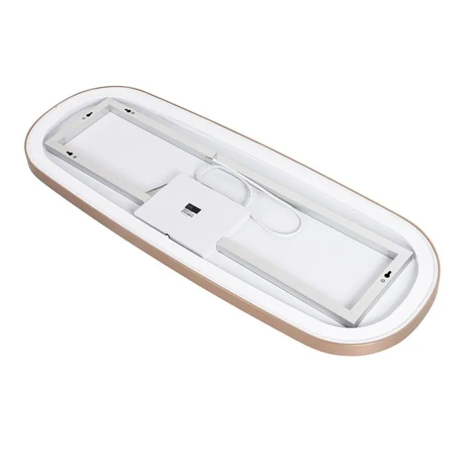 Badezimmerspiegel Roségold inkl. LED und Touchdimmer - Geraldien