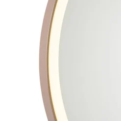 Badezimmerspiegel Roségold 70 cm inkl. LED mit Touchdimmer - Miral