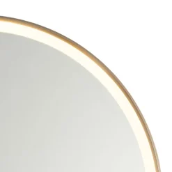 Badezimmerspiegel Roségold 70 cm inkl. LED mit Touchdimmer - Miral