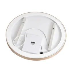 Badezimmerspiegel Roségold 70 cm inkl. LED mit Touchdimmer - Miral