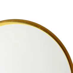 Badezimmerspiegel schwarz mit Gold inkl. LED und Touchdimmer - Pim