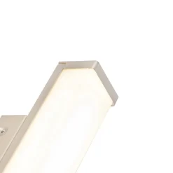 Badezimmerwandleuchte Stahl 32 cm inkl. LED IP44 - Cascada