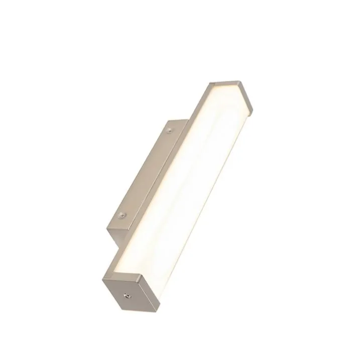 Badezimmerwandleuchte Stahl 32 cm inkl. LED IP44 - Cascada