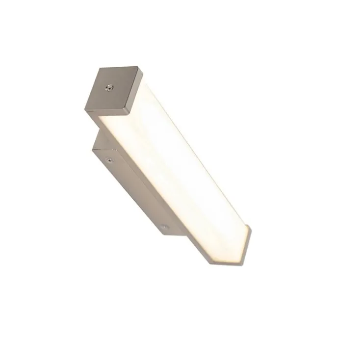 Badezimmerwandleuchte Stahl 32 cm inkl. LED IP44 - Cascada