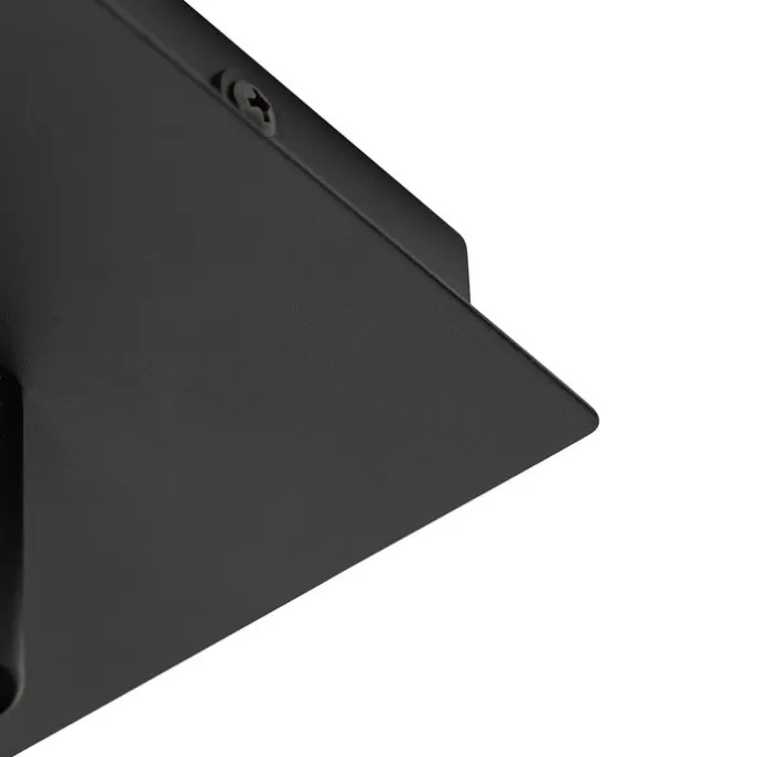 Bad-Spot schwarz quadratisch IP44 inkl. Wifi GU10 - Ducha