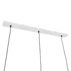 Bambus-Hängelampe mit weißem länglichem 3-Licht - Canna Capsule