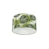 Baumwoll-Lampenschirm Blattdesign Rund 35/35/20 - Leaf