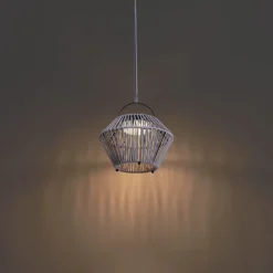 Böhmische Tischleuchte Grau inkl. LED 3-Stufen-Dimmbar IP54 Solar Wiederaufladbar - Duco