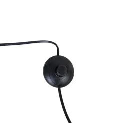 Bogenleuchte Stahl mit Marmorsockel weiß verstellbar - XXL