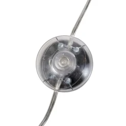 Bogenleuchte Stahl Stoffschirm weiß 50/50/25 verstellbar - XL