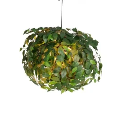 Boho Deckenleuchte Grün 3-flammig - Leavy