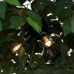 Boho Deckenleuchte Grün 3-flammig - Leavy