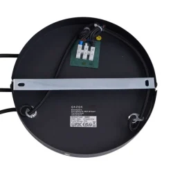 Boho-Hängelampe Schwarz mit Bambus 3-flammig - Lily