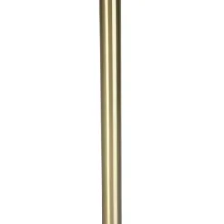 Botanische Stehlampe Messing mit grünem Schirm 40 cm - Simplo
