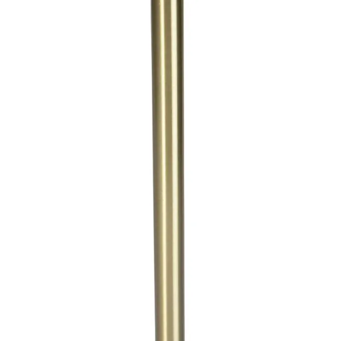 Botanische Stehlampe Messing mit grünem Schirm 40 cm - Simplo
