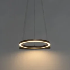 Bronze Hängeleuchte 40 cm inkl. LED 3-stufig dimmbar - Girello