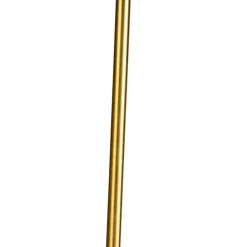 Bronze Stehleuchte mit Leinenschirm taupe verstellbar 45 cm - Parte